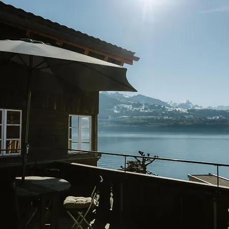 Bijou Beatus - Lakeview Sunset Retreat Merligen Exterior foto