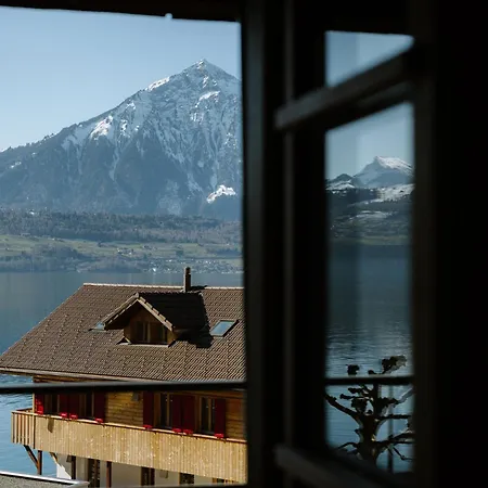 Bijou Beatus - Lakeview Sunset Retreat Merligen Exterior foto